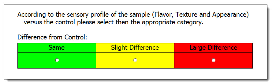 Sensory Evaluation SIMS 